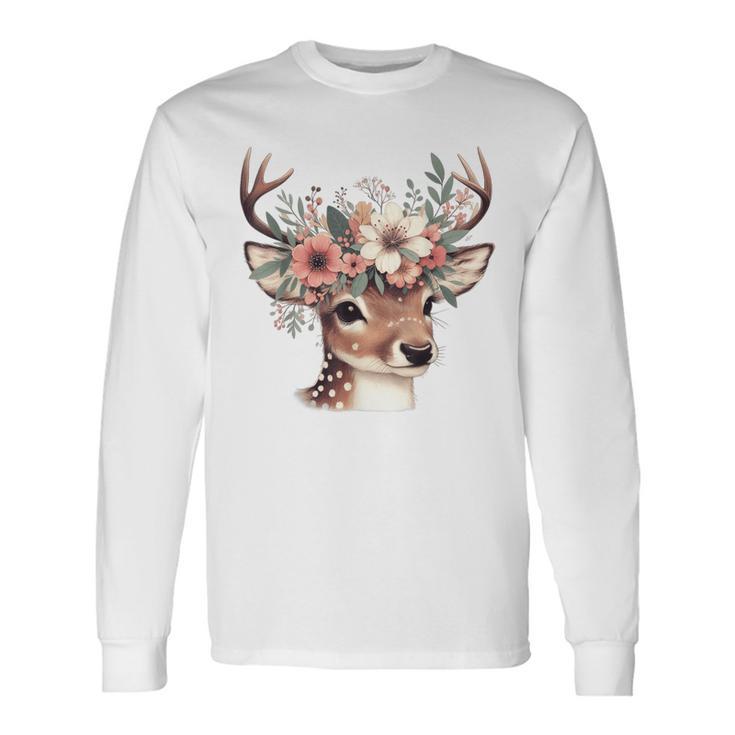 Reh Damen Reh Kostüm Kinder Carnival Reindeer Langarmshirts Geschenkideen