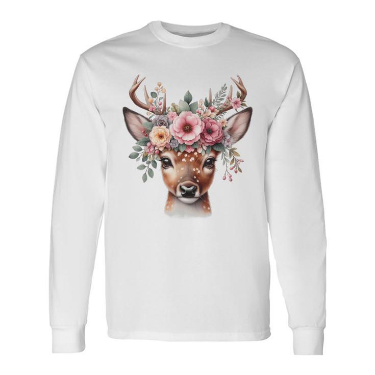 Reh Damen Reh Kostüm Kinder Carnival Reindeer Langarmshirts Geschenkideen