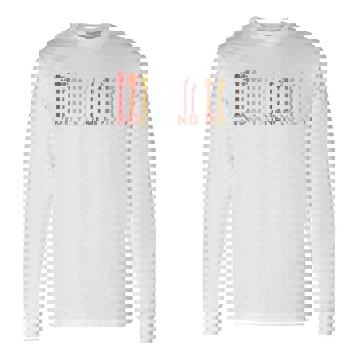 Rock And Roll Vintage Concert Band Rock Music Lover Long Sleeve T-Shirt