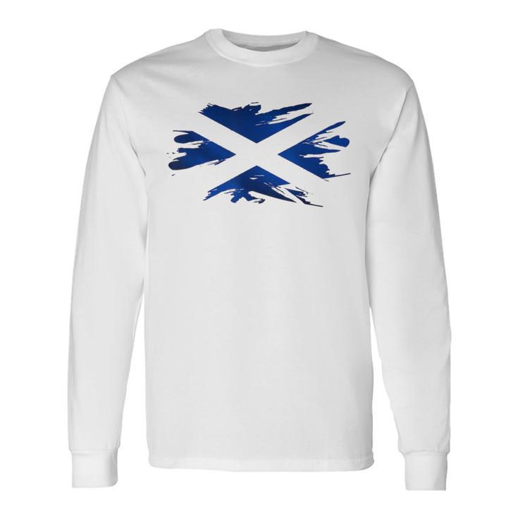 Scotland Scotland Flag Scotland S Langarmshirts Geschenkideen