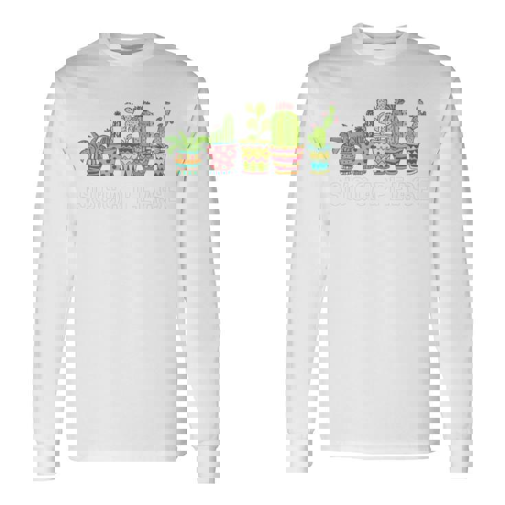 Succulent Whisperer Echeveria Lover Gardening Tank Top Long