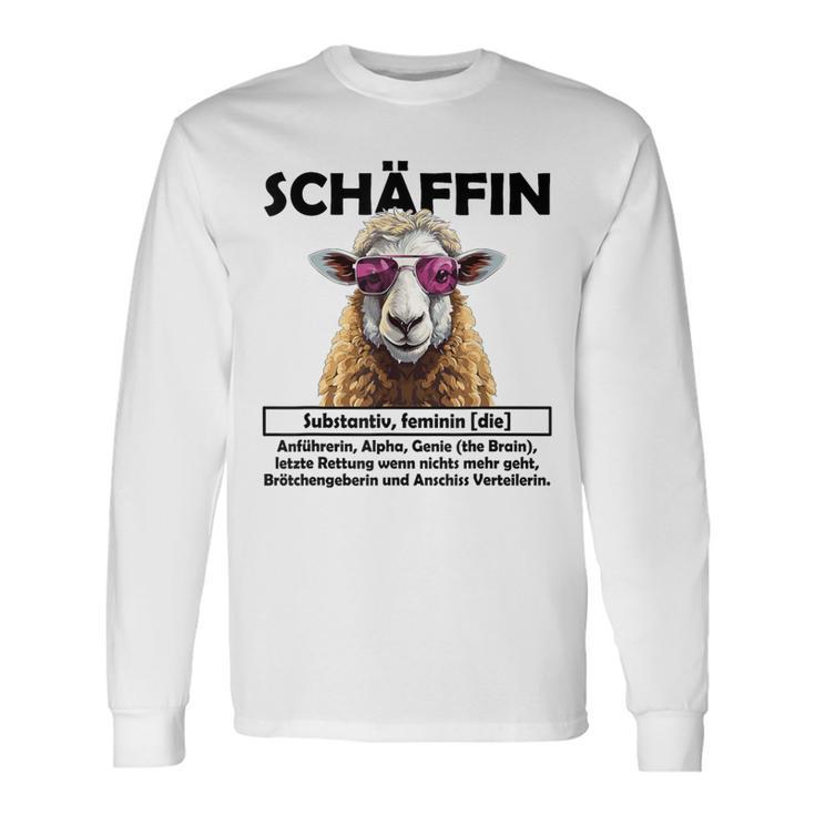 Supervisor Chefin Schäffin Gray Langarmshirts Geschenkideen