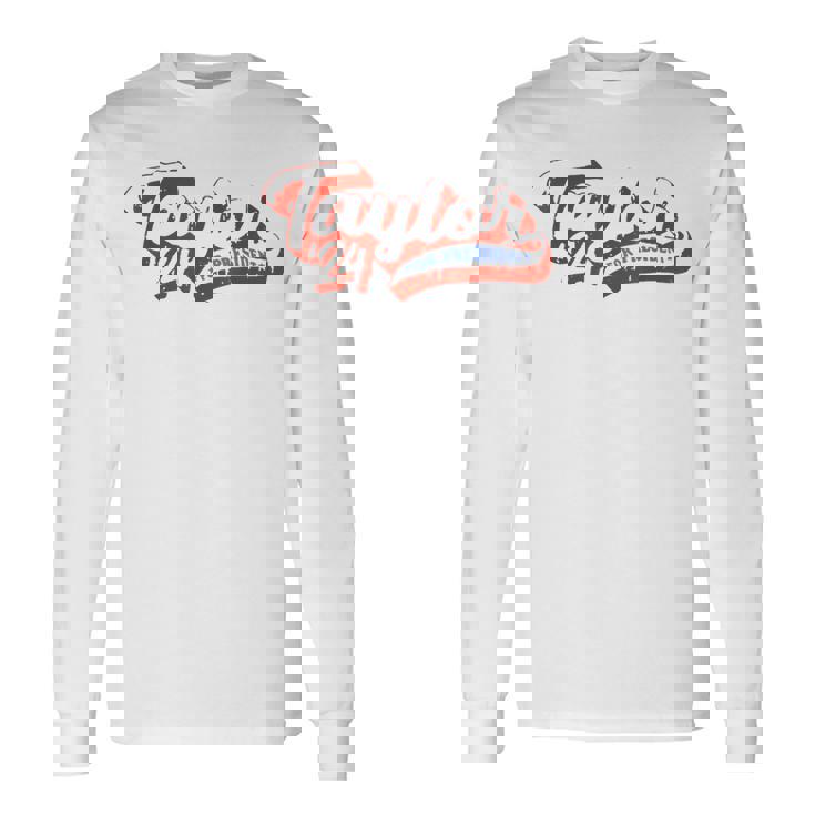 Taylor For President 2024 Taylor First Name For Men Long Sleeve T-Shirt Gifts ideas