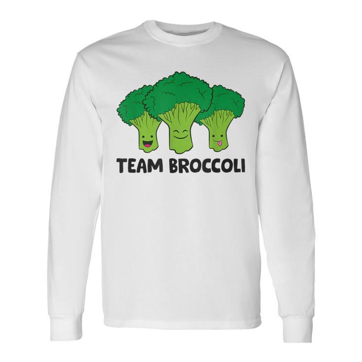 Team Broccolieganegetarian Broccoli Langarmshirts Geschenkideen