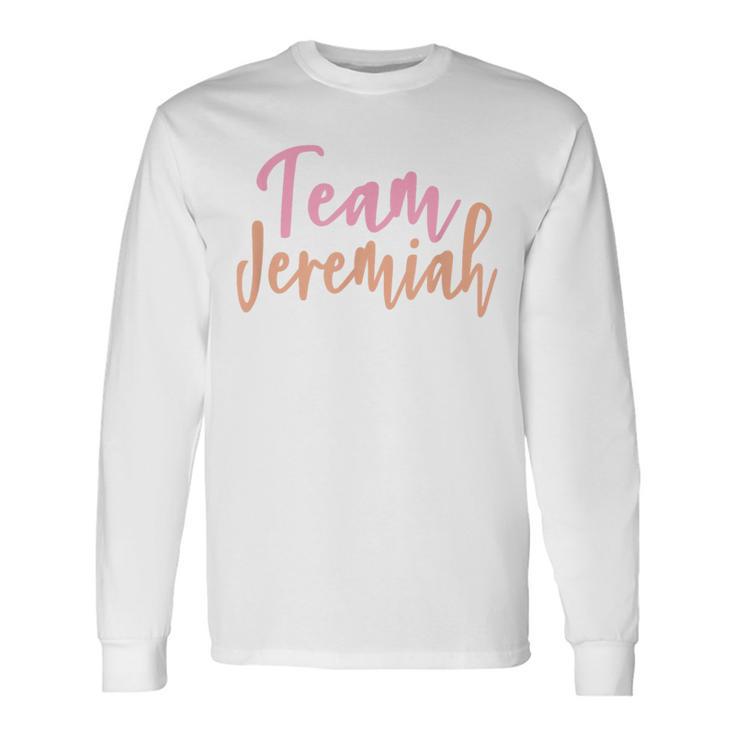 Team Jeremiah Langarmshirts Geschenkideen