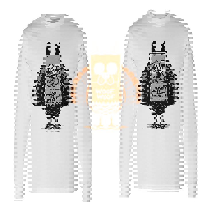 Thanksgiving Turkey Disguised As A Dog Long Sleeve T-Shirt