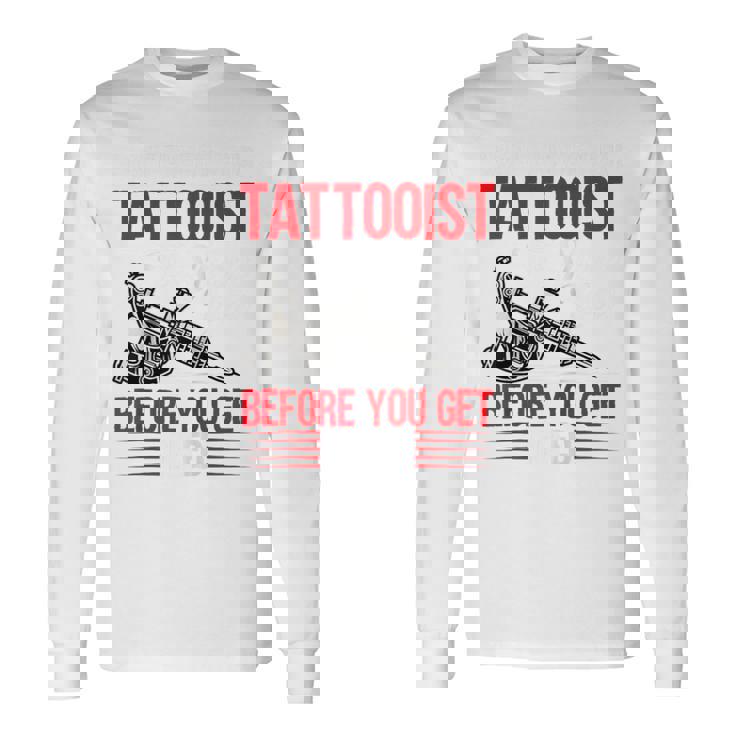 Tienda De Tatuajes Tatuaje Artista Diseño Para Tatuador Manga Raglan Camiseta de manga larga