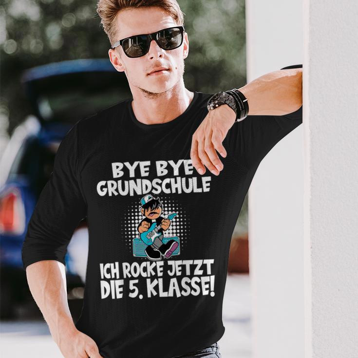 5 Class Bye Bye Primary School Ich Rock Jetzt Die 5Th Class Langarmshirts Geschenke für Ihn