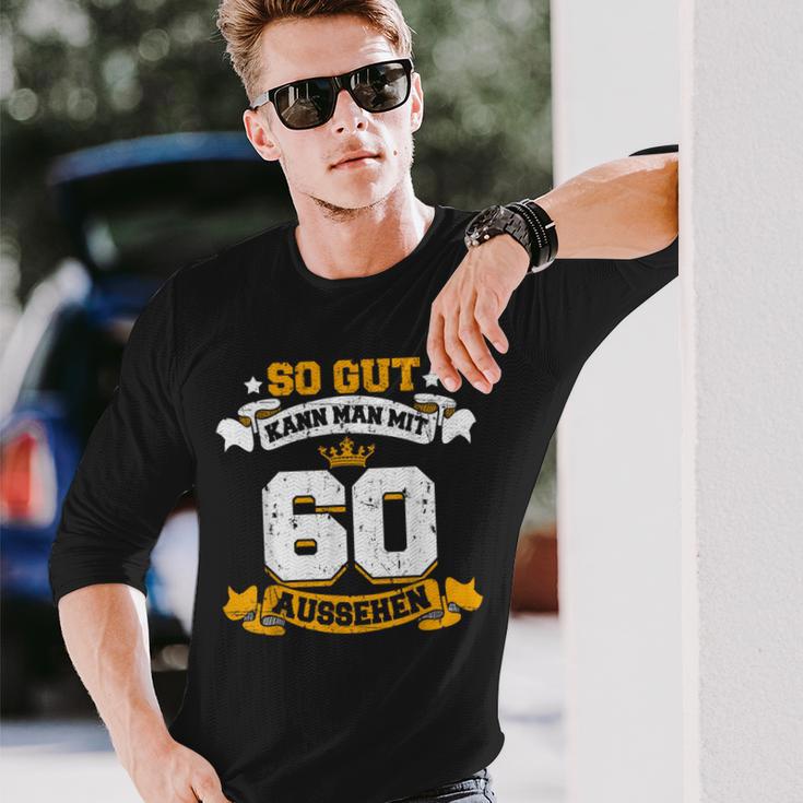 60 Birthday Slogan Langarmshirts Geschenke für Ihn