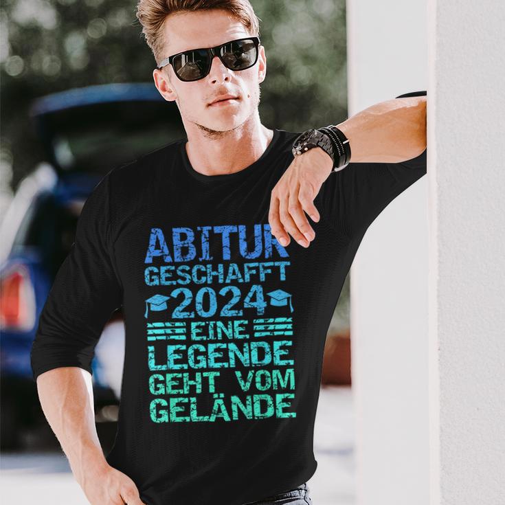 Abitur 2024 Geschafft Abi 24 Langarmshirts Geschenke für Ihn