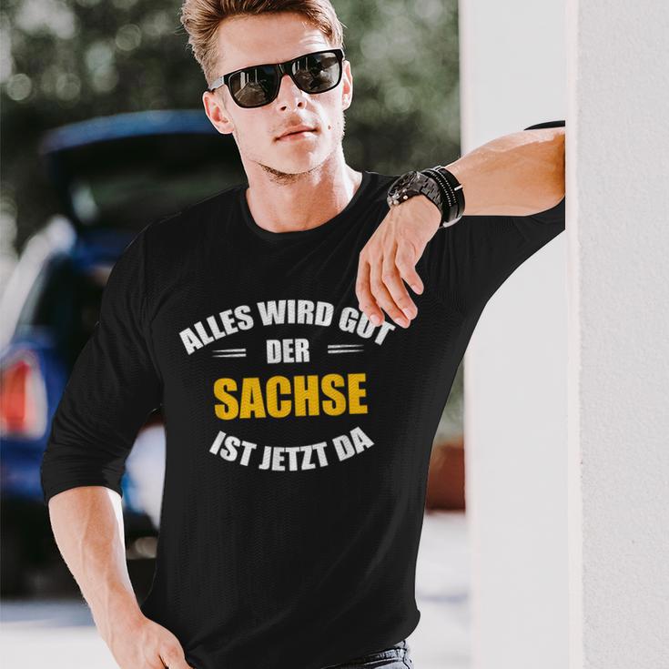 Alles Wird Gut Der Sachs Ist Jetzt Da Langarmshirts Geschenke für Ihn