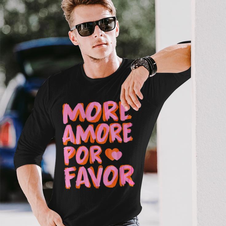 More Amore Por Favor X Mehr Liebe Selbstliebe Selflove Langarmshirts Geschenke für Ihn