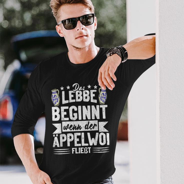 Appelwoi Ebbelwoi Hessen Frankfurt S Langarmshirts Geschenke für Ihn