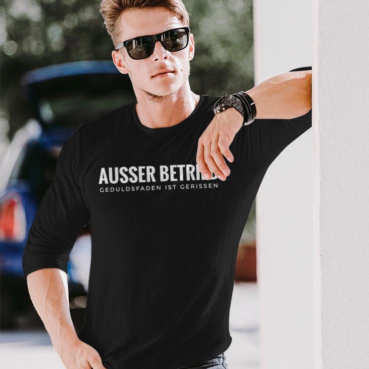 Ausser Betriebs Geduldsfaden Ist Gerissen Langarmshirts Geschenke für Ihn