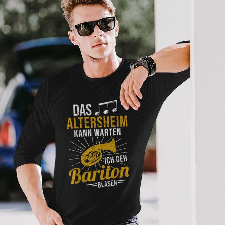 Baritone Horn Musician Das Altersheim Kann Wait Baritone Langarmshirts Geschenke für Ihn