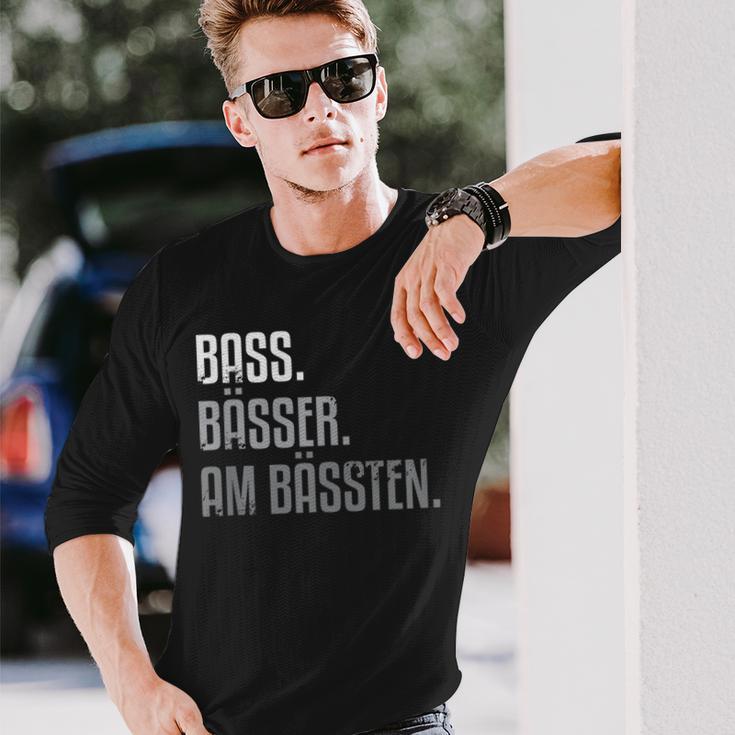 Bass For Bassisten Langarmshirts Geschenke für Ihn