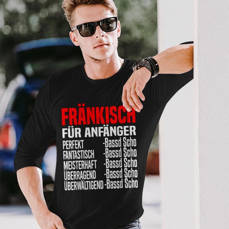 Bassd Scho Fränkisch Für Beginner Dialekt Franke Franken Langarmshirts Geschenke für Ihn