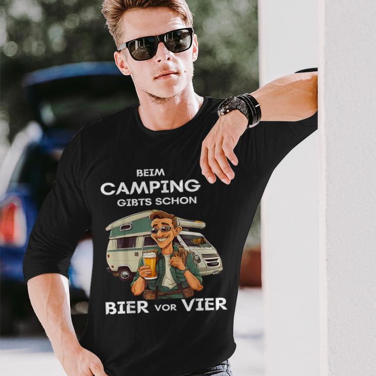 Beim Camping Gibts Schon Bierorier Langarmshirts Geschenke für Ihn