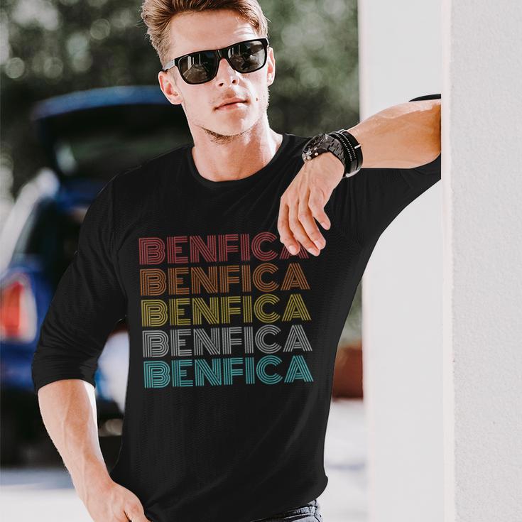 Benfica Retro Look Langarmshirts Geschenke für Ihn