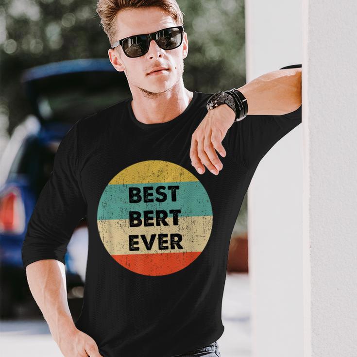 Bert First Name Langarmshirts Geschenke für Ihn