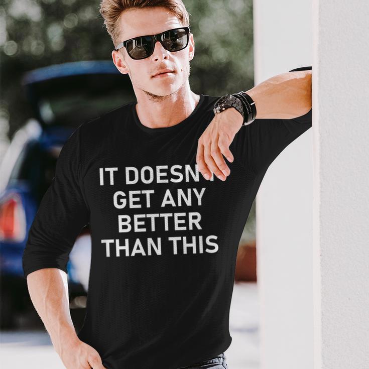 Besser Geht Es Nicht Lustig Witze Sarkastisch Langarmshirts Geschenke für Ihn