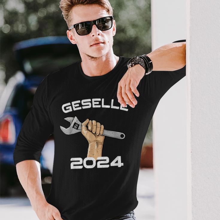 Bestandene Gesellenprüfung Gesellenbrief Azubi Geselle 2024 Langarmshirts Geschenke für Ihn