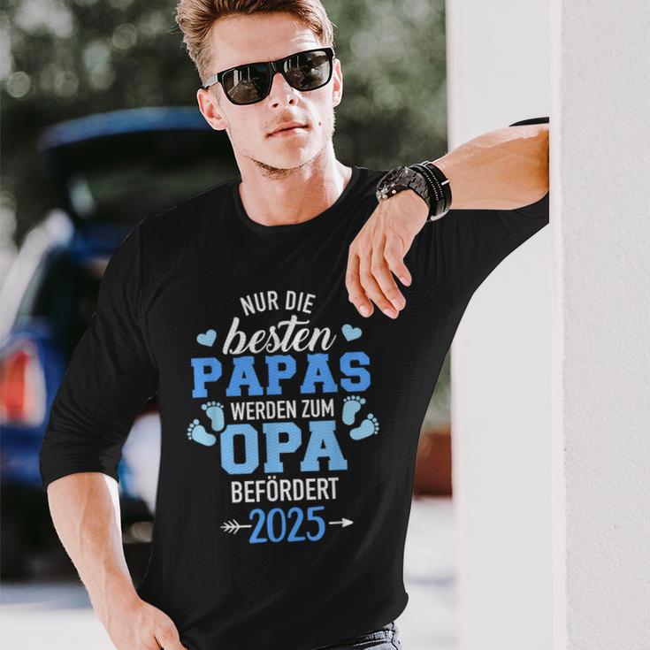 Besten Papas Werden Zum Opa Beförder 2025 Langarmshirts Geschenke für Ihn