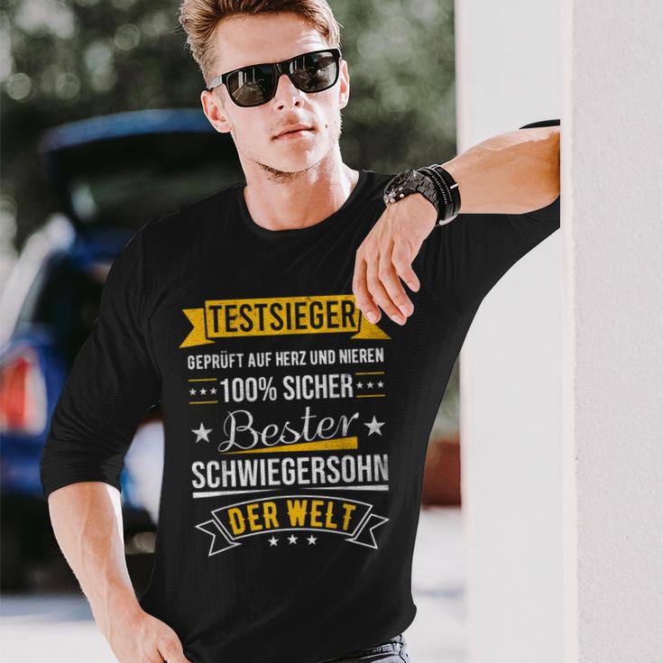 Bester Schwiegersohn Der Welt Testsieger Langarmshirts Geschenke für Ihn