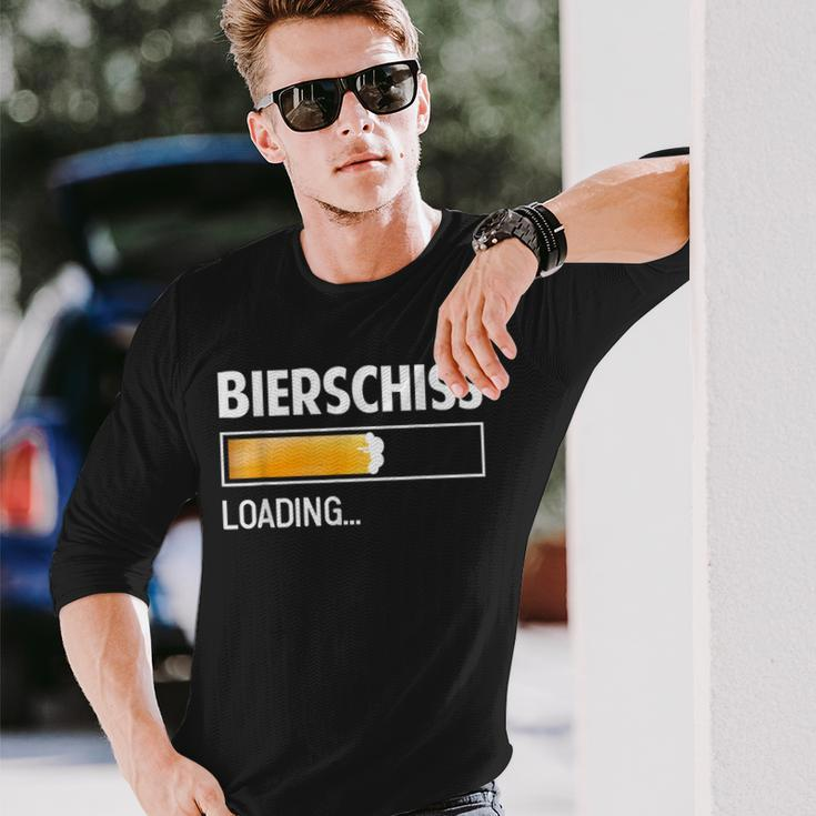 Bierschiss Saufen Bier Malle Joke Saying Langarmshirts Geschenke für Ihn