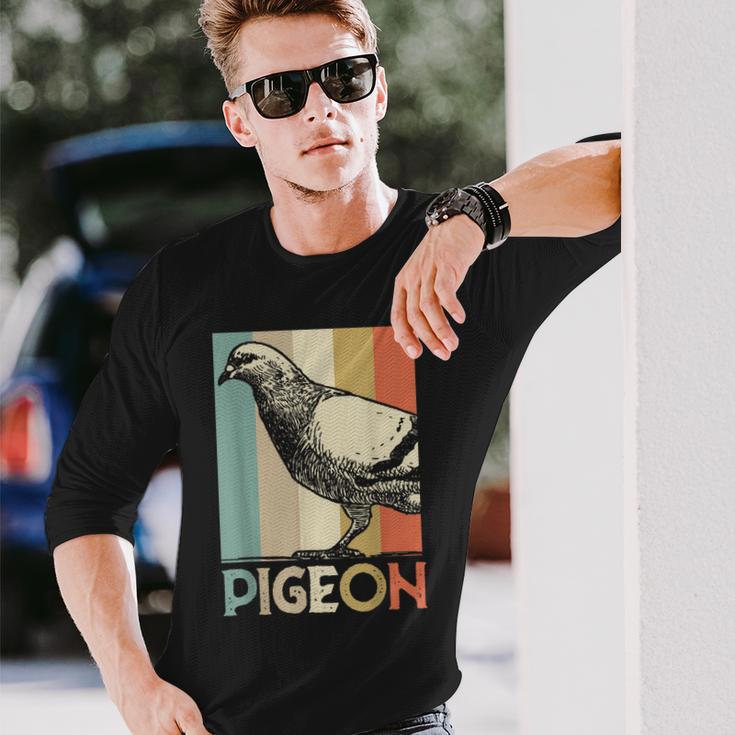 Bird Dove Breeders Pigeon Breeding Langarmshirts Geschenke für Ihn