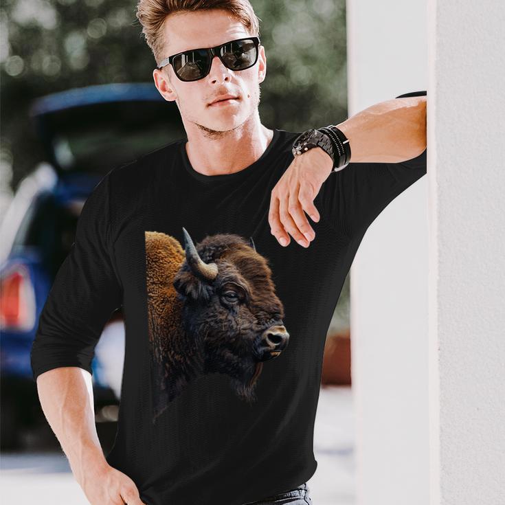 Bison Langarmshirts Geschenke für Ihn