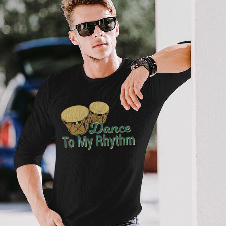 Bongos Percussion Dance Motif For Dancers Langarmshirts Geschenke für Ihn