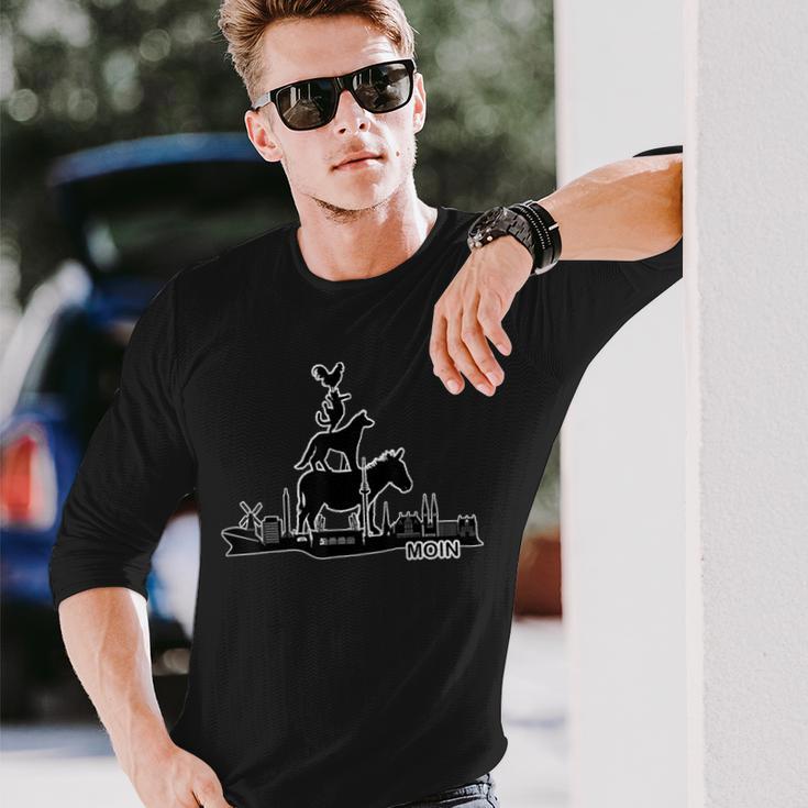 Bremer Stadtmusikanten Fan Moin Hb Bremen Animals Bremerhaven Langarmshirts Geschenke für Ihn