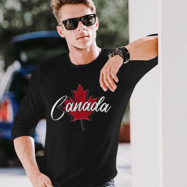 Canada Maple Leaf Langarmshirts Geschenke für Ihn