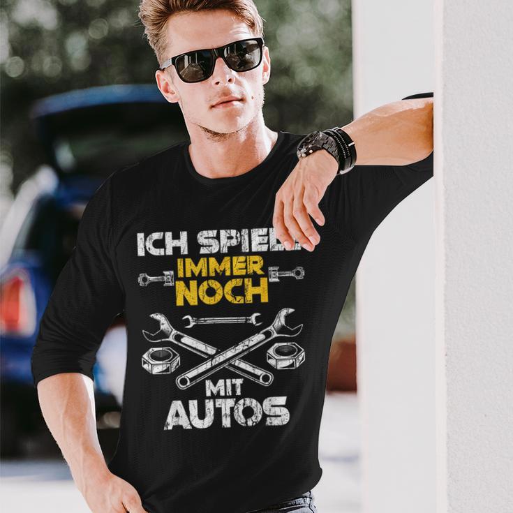 Car Mechanic Ich Spiel Noch Mit Autos Langarmshirts Geschenke für Ihn