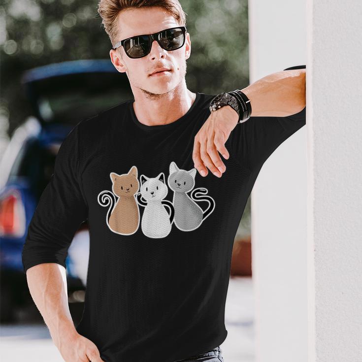 Cat Kitten Cat Langarmshirts Geschenke für Ihn