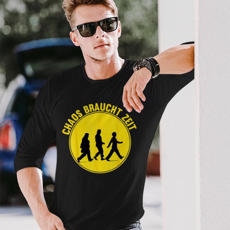 Chaos Braucht Zeit Die Olsenbande Fan Item Langarmshirts Geschenke für Ihn