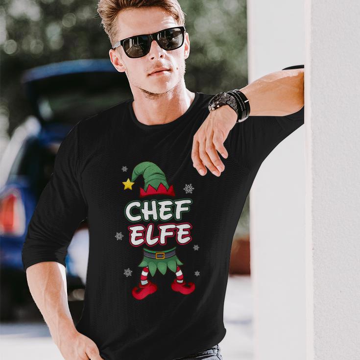 Chef Elf Christmas Outfit Partner Look Christmas Langarmshirts Geschenke für Ihn