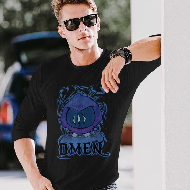 Chibi Omen Agentalorants Gaming Cute Langarmshirts Geschenke für Ihn