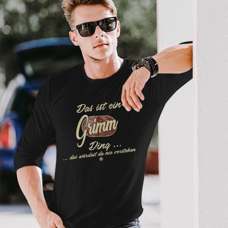 Das Ist Ein Grimm Ding Family Langarmshirts Geschenke für Ihn