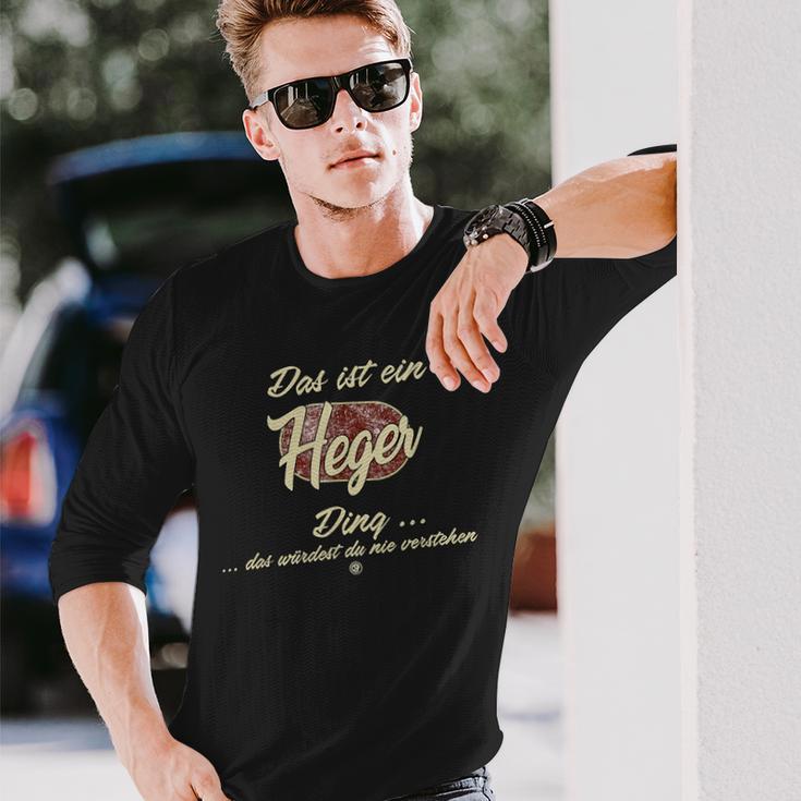 Das Ist Ein Heger Ding Langarmshirts Geschenke für Ihn