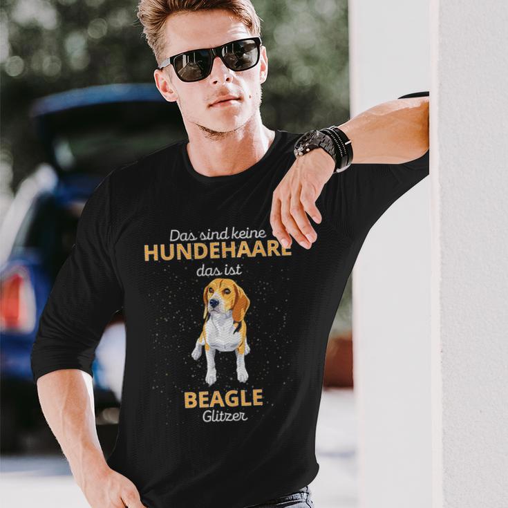 Das Sind Keine Hundehaare Das Ist Beagle Glitter Langarmshirts Geschenke für Ihn