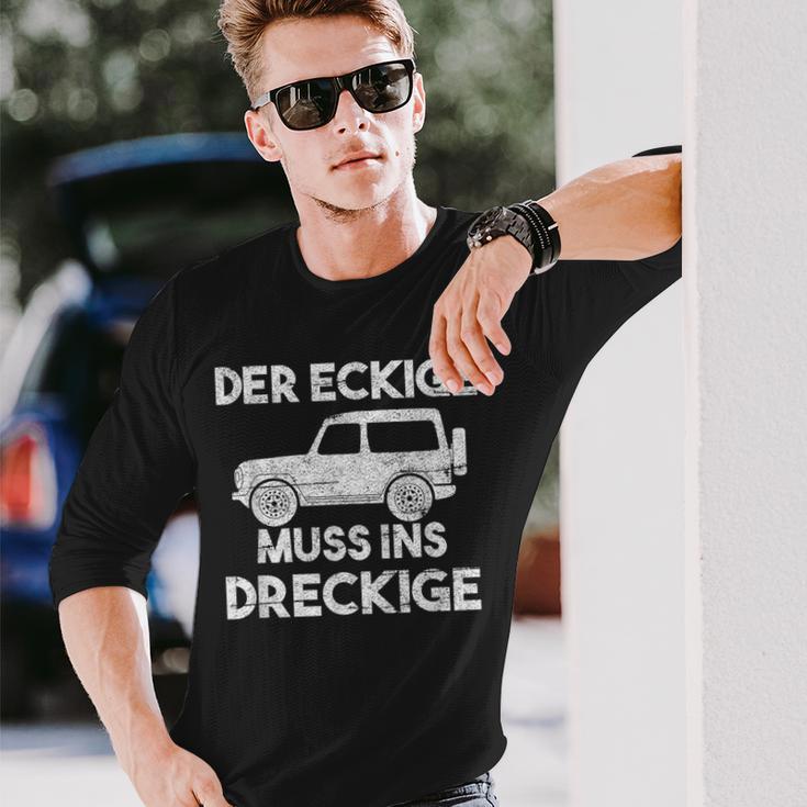 Der Eckige Muss Ins Dirckige Off-Road Off-Road Langarmshirts Geschenke für Ihn