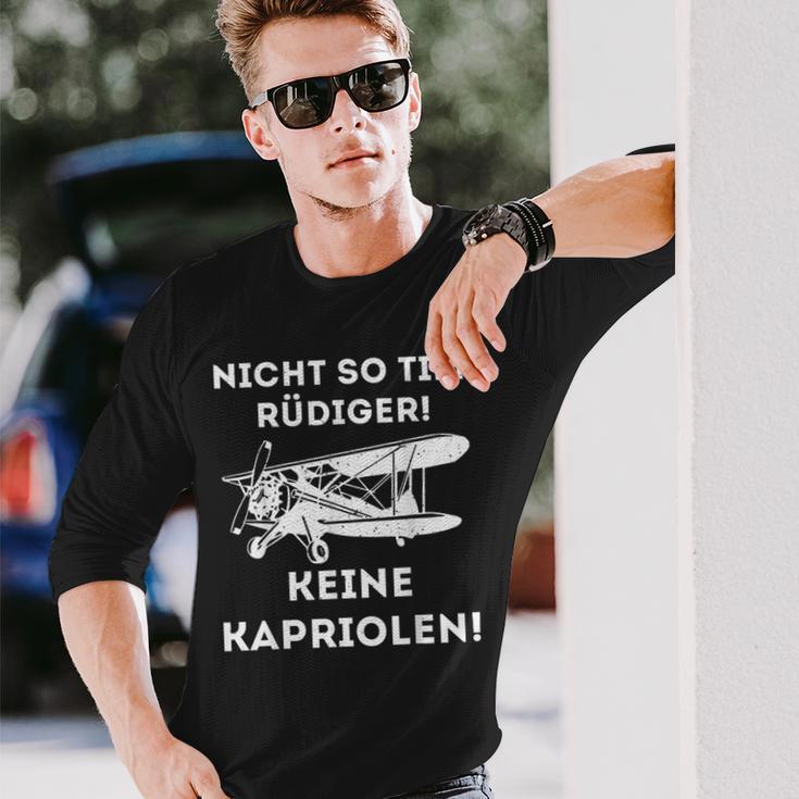 Deutsche Memes Nicht So Tief Rüdiger Keine Kapriolen S Langarmshirts Geschenke für Ihn