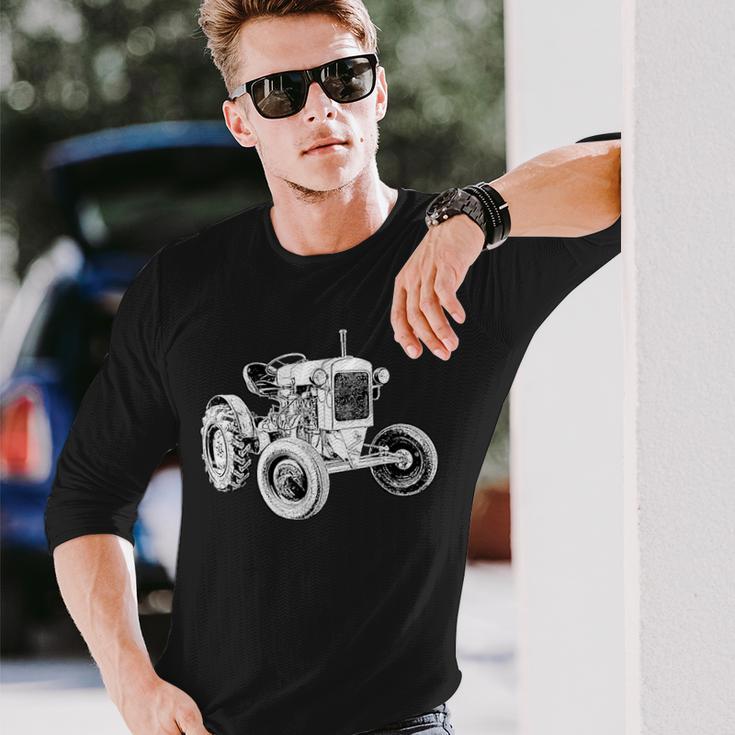 Deutz Tractor Laster Trekker Deutz Agriculture Farmillage Langarmshirts Geschenke für Ihn