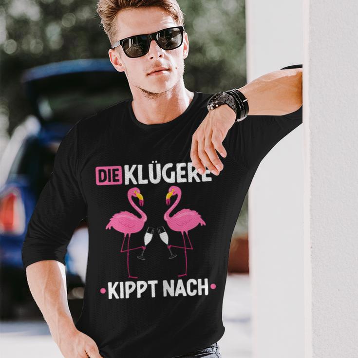 Die Klügere Kippt Nach Malle Mädels Saufen Jga Prosecco Sekt Langarmshirts Geschenke für Ihn