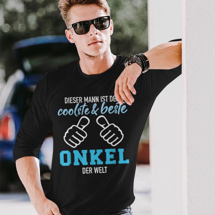 Dieser Mann Ist Der Coolste Und Beste Uncle Der Welt Langarmshirts Geschenke für Ihn