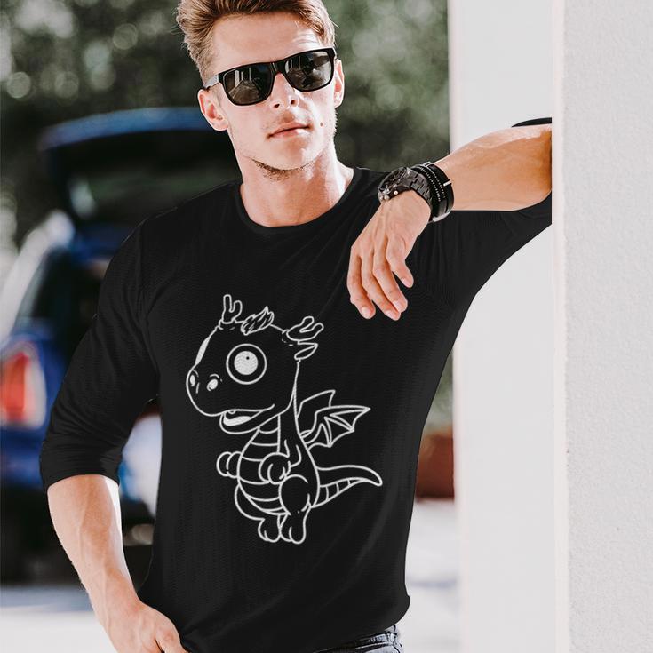 Dragón Para Niños De Cuento De Hadas Camiseta de manga larga Regalos para él