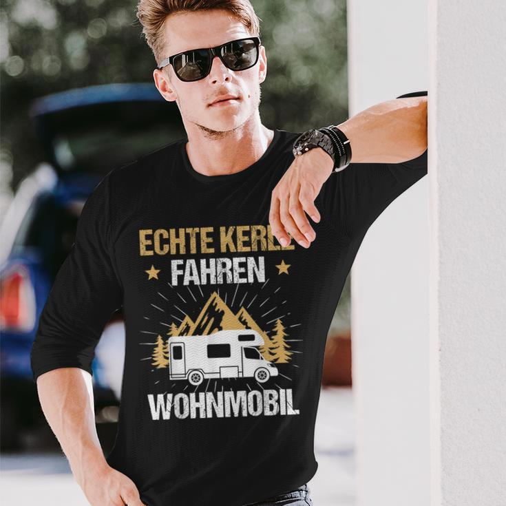 Echte Kerle Fahren Motorhome Langarmshirts Geschenke für Ihn