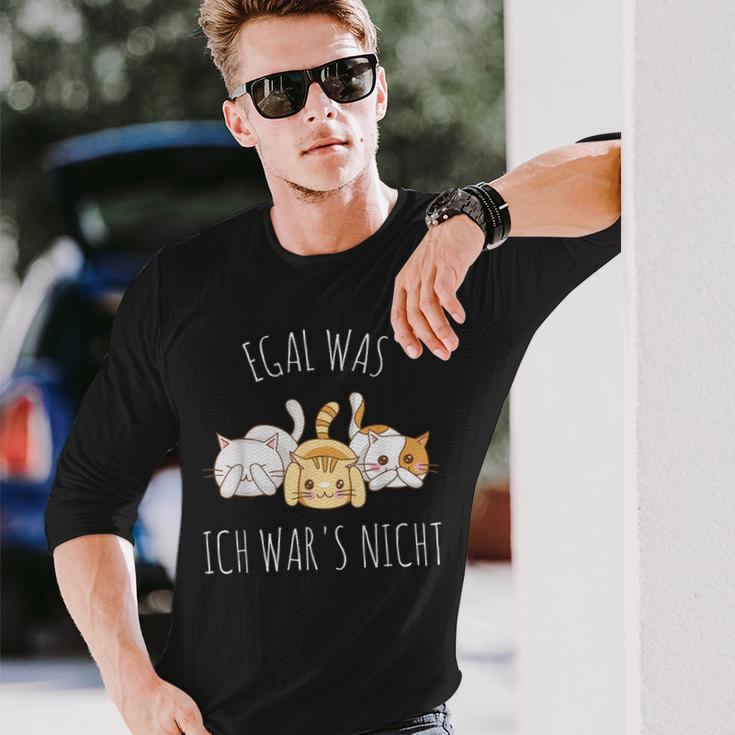 Egal Was Ich War Es Nicht Langarmshirts Geschenke für Ihn